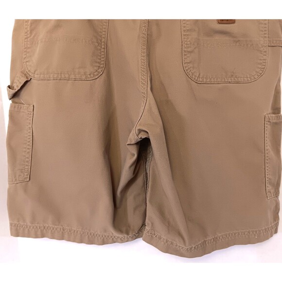 Vtg Carhartt Shorts Men 38 Tan Canvas Carpenter Cargo Utility Work Gorpcore 90s - Picture 6 of 10